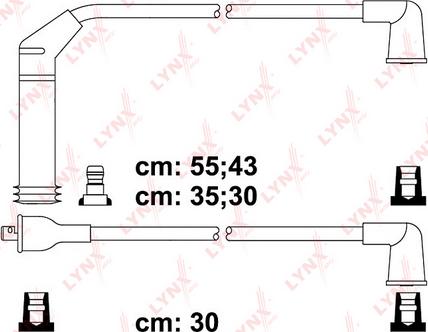 LYNXauto SPC5513 - Alovlanma kabeli dəsti furqanavto.az