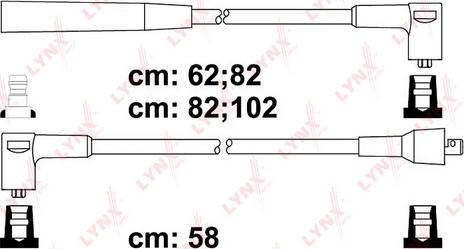 LYNXauto SPC5716 - Alovlanma kabeli dəsti furqanavto.az