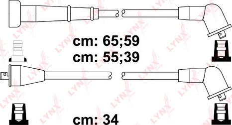 LYNXauto SPC5723 - Alovlanma kabeli dəsti furqanavto.az