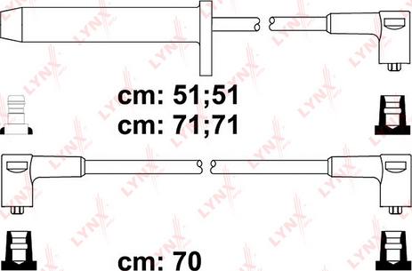 LYNXauto SPC3016 - Alovlanma kabeli dəsti furqanavto.az