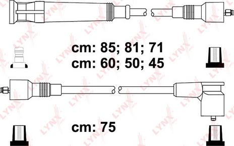 LYNXauto SPE1404 - Alovlanma kabeli dəsti furqanavto.az