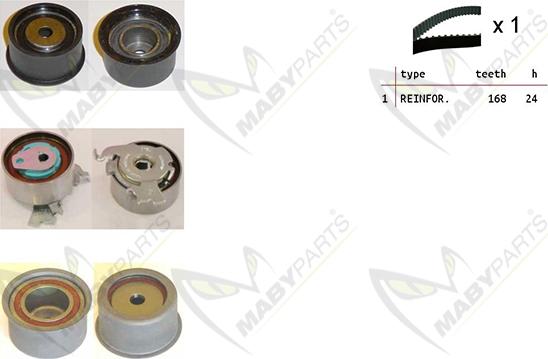 Mabyparts OBK010441 - Vaxt kəməri dəsti furqanavto.az