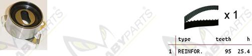 Mabyparts OBK010453 - Vaxt kəməri dəsti furqanavto.az