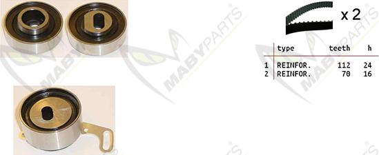 Mabyparts OBK010464 - Vaxt kəməri dəsti furqanavto.az