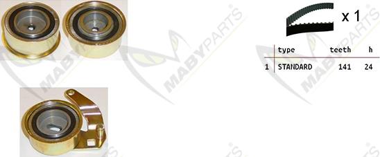 Mabyparts OBK010401 - Vaxt kəməri dəsti furqanavto.az