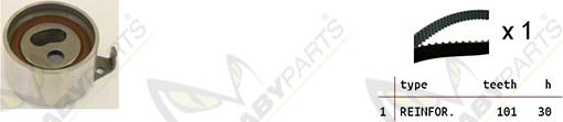 Mabyparts OBK010487 - Vaxt kəməri dəsti furqanavto.az