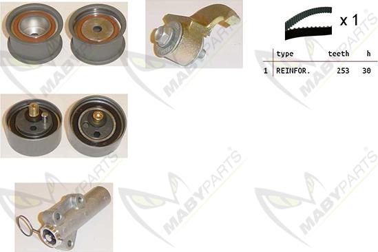 Mabyparts OBK010428 - Vaxt kəməri dəsti furqanavto.az