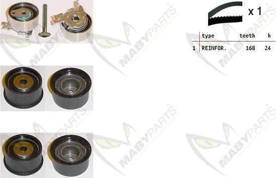 Mabyparts OBK010423 - Vaxt kəməri dəsti furqanavto.az