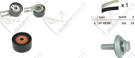 Mabyparts OBK010041 - Vaxt kəməri dəsti furqanavto.az