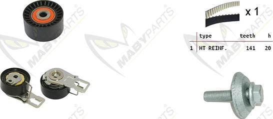 Mabyparts OBK010060 - Vaxt kəməri dəsti furqanavto.az