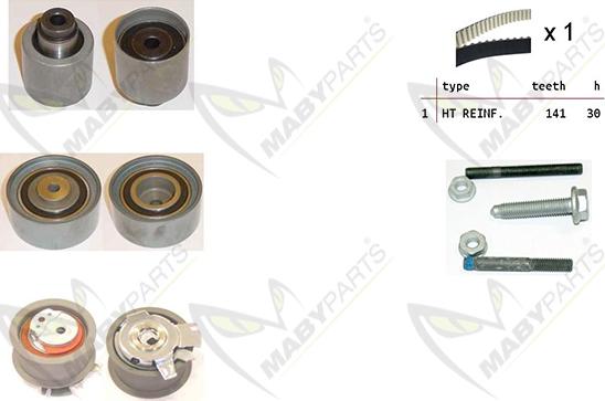 Mabyparts OBK010061 - Vaxt kəməri dəsti furqanavto.az