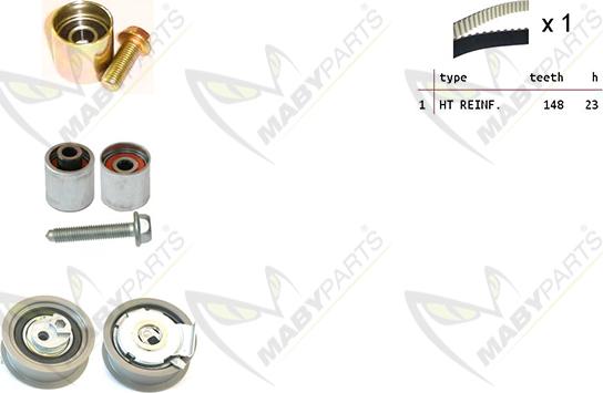 Mabyparts OBK010193 - Vaxt kəməri dəsti furqanavto.az