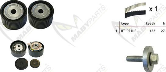 Mabyparts OBK010147 - Vaxt kəməri dəsti furqanavto.az