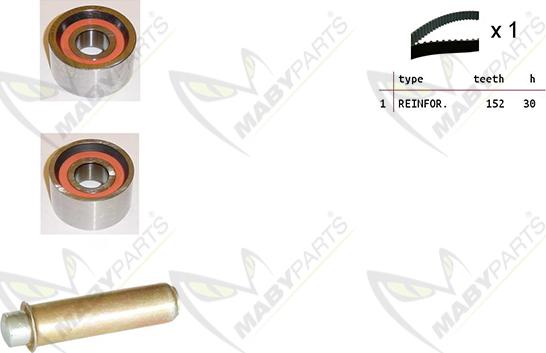 Mabyparts OBK010162 - Vaxt kəməri dəsti furqanavto.az