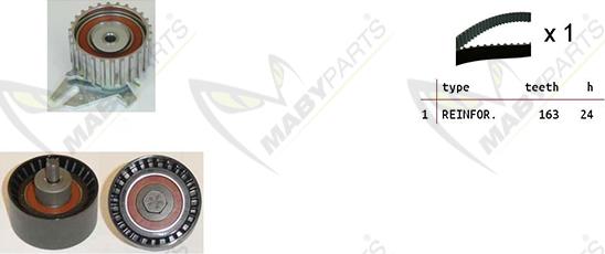 Mabyparts OBK010119 - Vaxt kəməri dəsti furqanavto.az