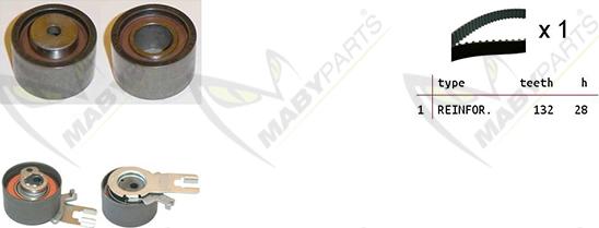 Mabyparts OBK010118 - Vaxt kəməri dəsti furqanavto.az