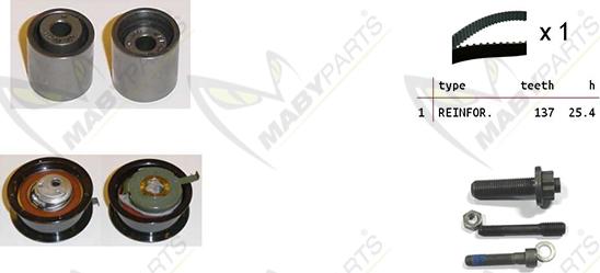 Mabyparts OBK010123 - Vaxt kəməri dəsti furqanavto.az