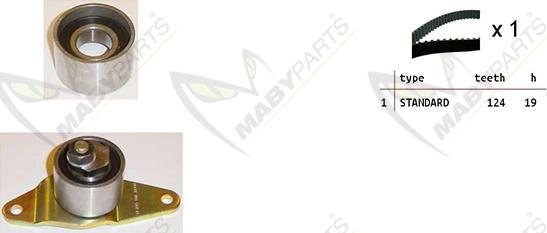 Mabyparts OBK010390 - Vaxt kəməri dəsti furqanavto.az