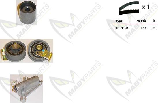 Mabyparts OBK010318 - Vaxt kəməri dəsti furqanavto.az