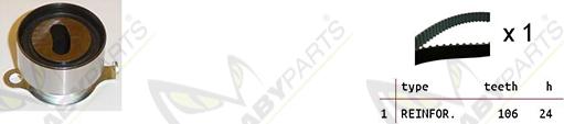 Mabyparts OBK010312 - Vaxt kəməri dəsti furqanavto.az