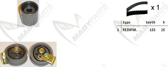 Mabyparts OBK010317 - Vaxt kəməri dəsti furqanavto.az