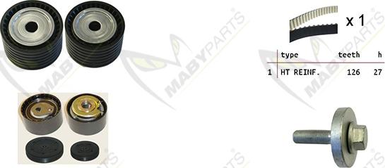 Mabyparts OBK010339 - Vaxt kəməri dəsti furqanavto.az