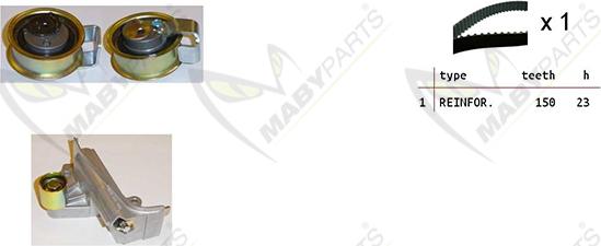 Mabyparts OBK010336 - Vaxt kəməri dəsti furqanavto.az