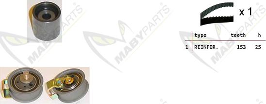 Mabyparts OBK010372 - Vaxt kəməri dəsti furqanavto.az