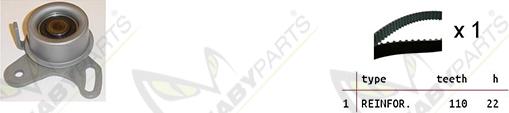 Mabyparts OBK010240 - Vaxt kəməri dəsti furqanavto.az