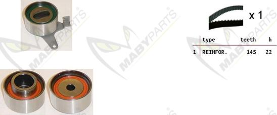 Mabyparts OBK010266 - Vaxt kəməri dəsti furqanavto.az