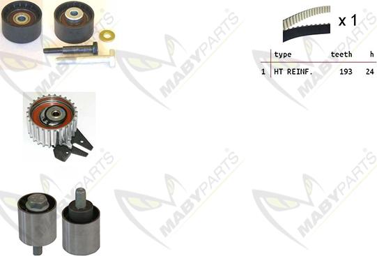 Mabyparts OBK010278 - Vaxt kəməri dəsti furqanavto.az