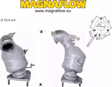 Magnaflow 61806D - Katalitik çevirici furqanavto.az