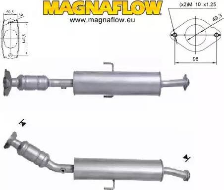 Magnaflow 68006 - Katalitik çevirici furqanavto.az