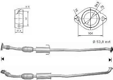 Magnaflow 68018D - Katalitik çevirici furqanavto.az