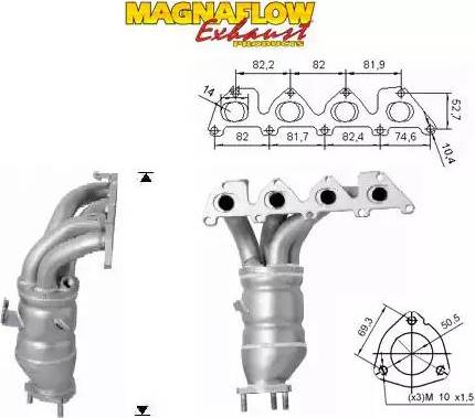 Magnaflow 68812 - Katalitik çevirici furqanavto.az