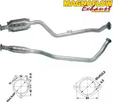 Magnaflow 85040D - Katalitik çevirici furqanavto.az