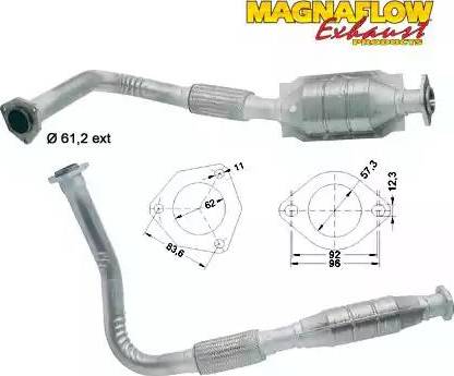 Magnaflow 85857D - Katalitik çevirici furqanavto.az