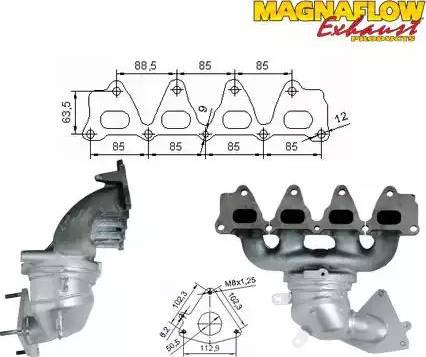 Magnaflow 86385 - Katalitik çevirici furqanavto.az