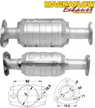 Magnaflow 83014 - Katalitik çevirici furqanavto.az