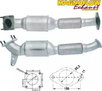 Magnaflow 82572D - Katalitik çevirici furqanavto.az