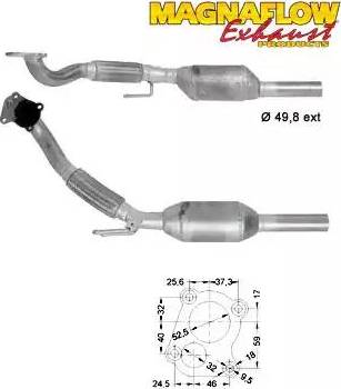 Magnaflow 87048D - Katalitik çevirici furqanavto.az