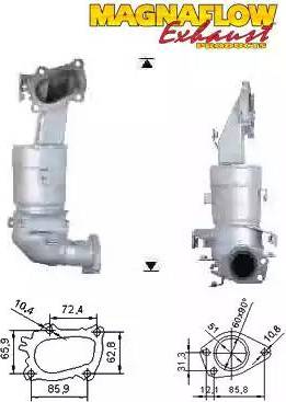 Magnaflow 75602D - Katalitik çevirici furqanavto.az