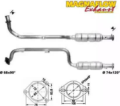 Magnaflow 75003 - Katalitik çevirici furqanavto.az