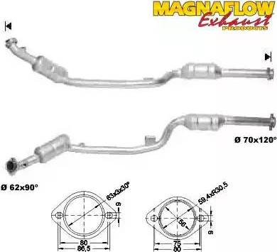 Magnaflow 75014 - Katalitik çevirici furqanavto.az