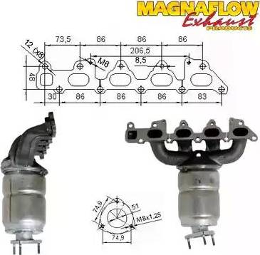 Magnaflow 75805 - Katalitik çevirici furqanavto.az