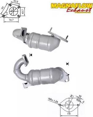 Magnaflow 76353D - Katalitik çevirici furqanavto.az