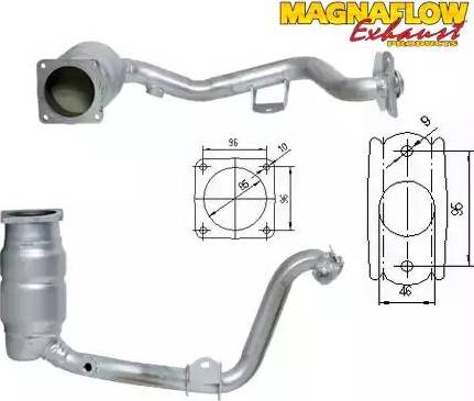 Magnaflow 70916 - Katalitik çevirici furqanavto.az