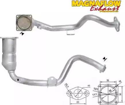 Magnaflow 70910 - Katalitik çevirici furqanavto.az