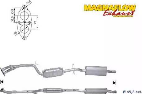 Magnaflow 70622 - Katalitik çevirici furqanavto.az