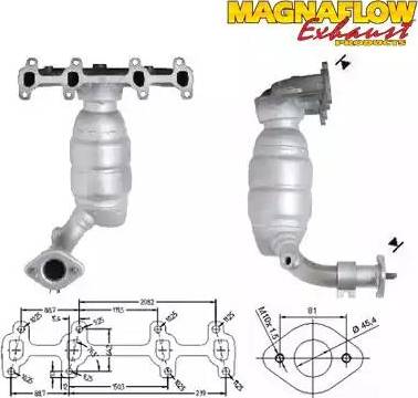 Magnaflow 72508 - Katalitik çevirici furqanavto.az